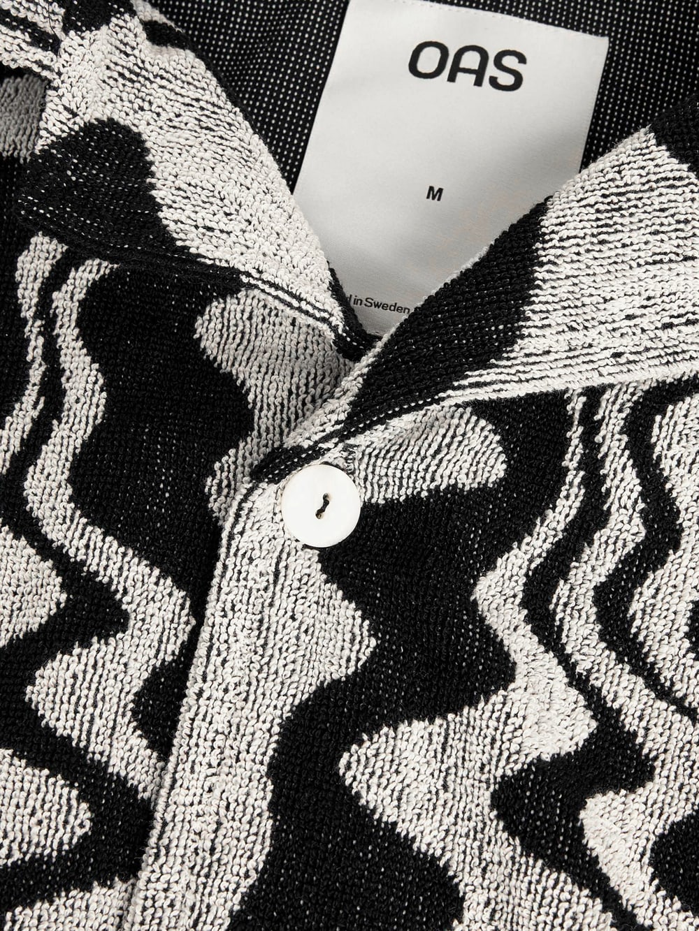 Cuba Terry Shirt in Nero Verve