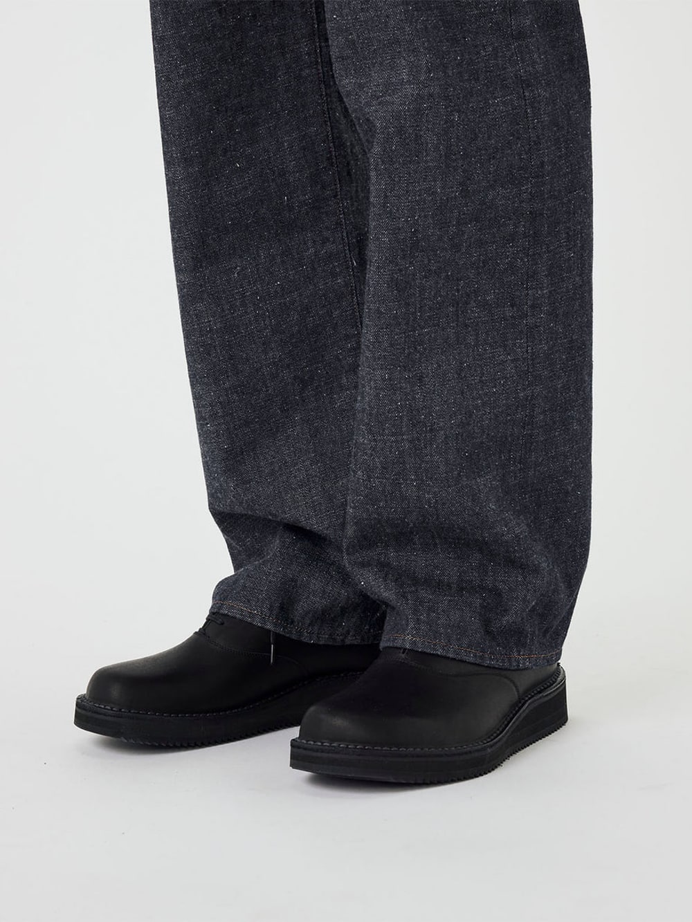 Selvage Denim Straight Pants - Indigo