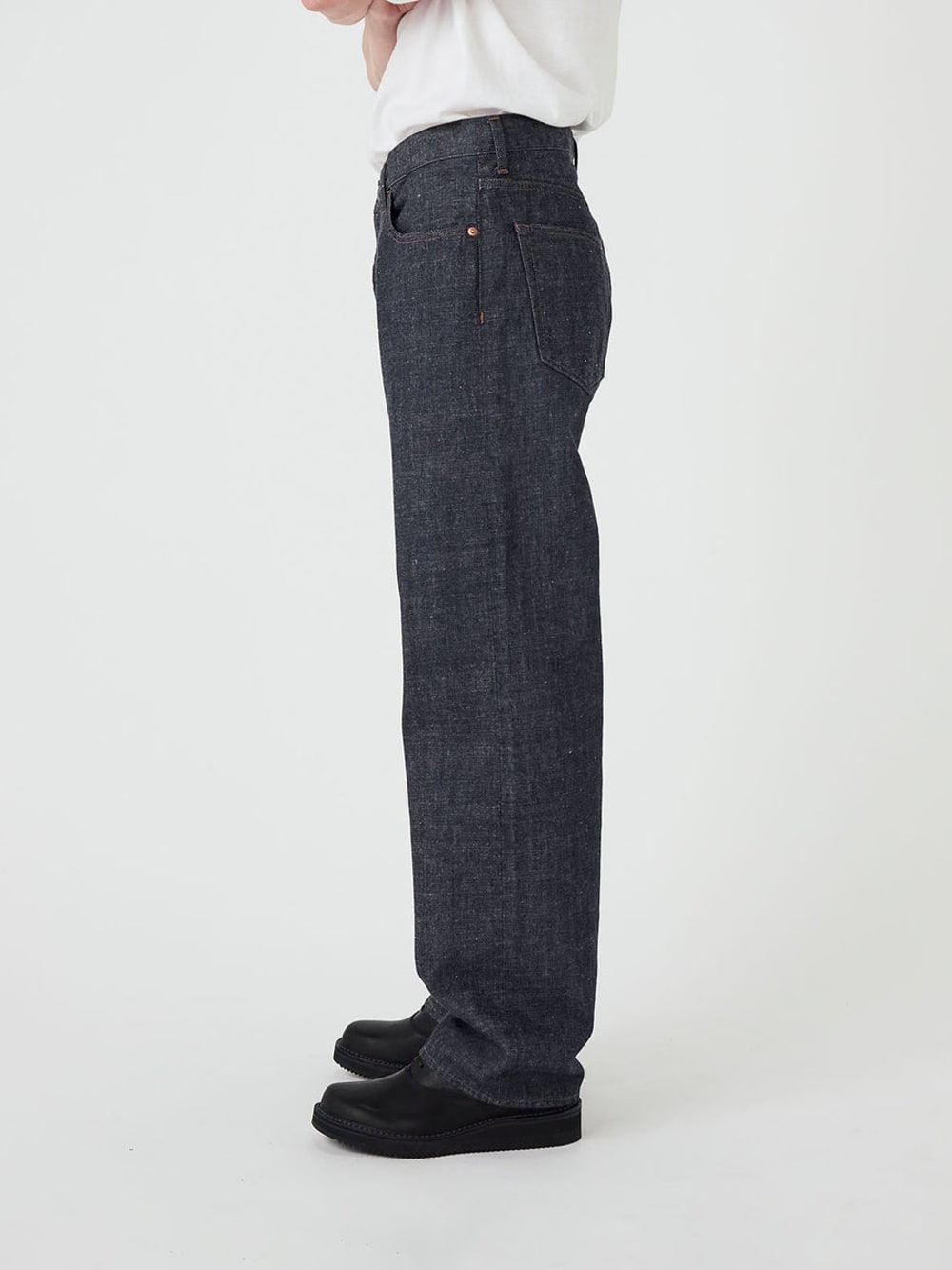 Selvage Denim Straight Pants - Indigo