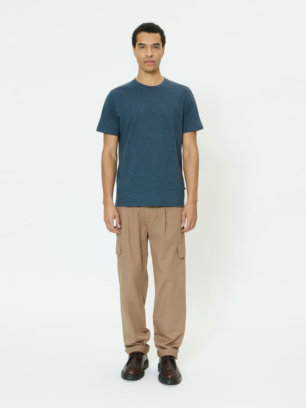 Jermane Mini Stripe T Shirt - Blue Fusion