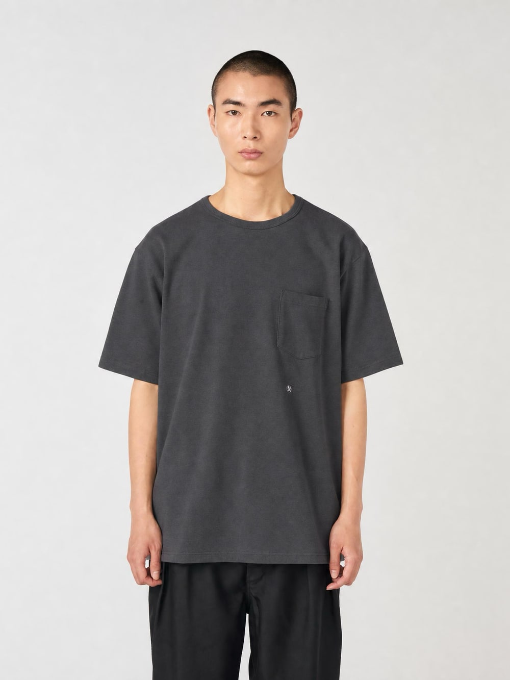 Coolmax Jersey Pocket Tee - Charcoal