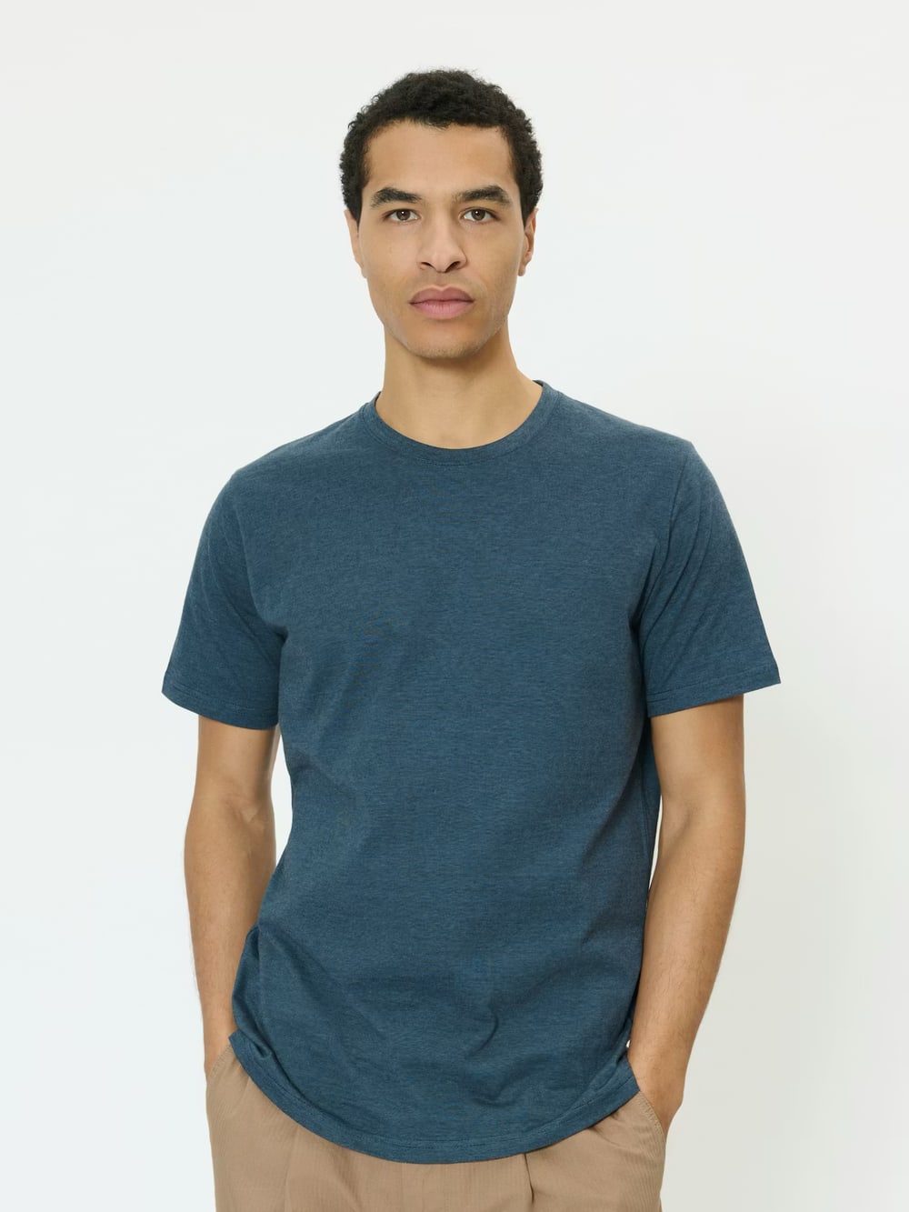 Jermane Mini Stripe T Shirt - Blue Fusion