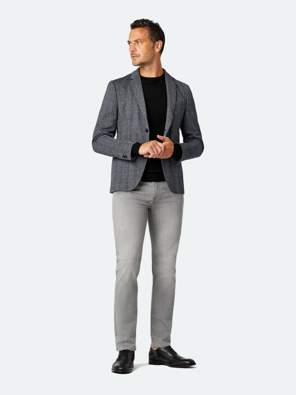 34 Heritage - Courage Straight Leg Jeans in Grey Heritage