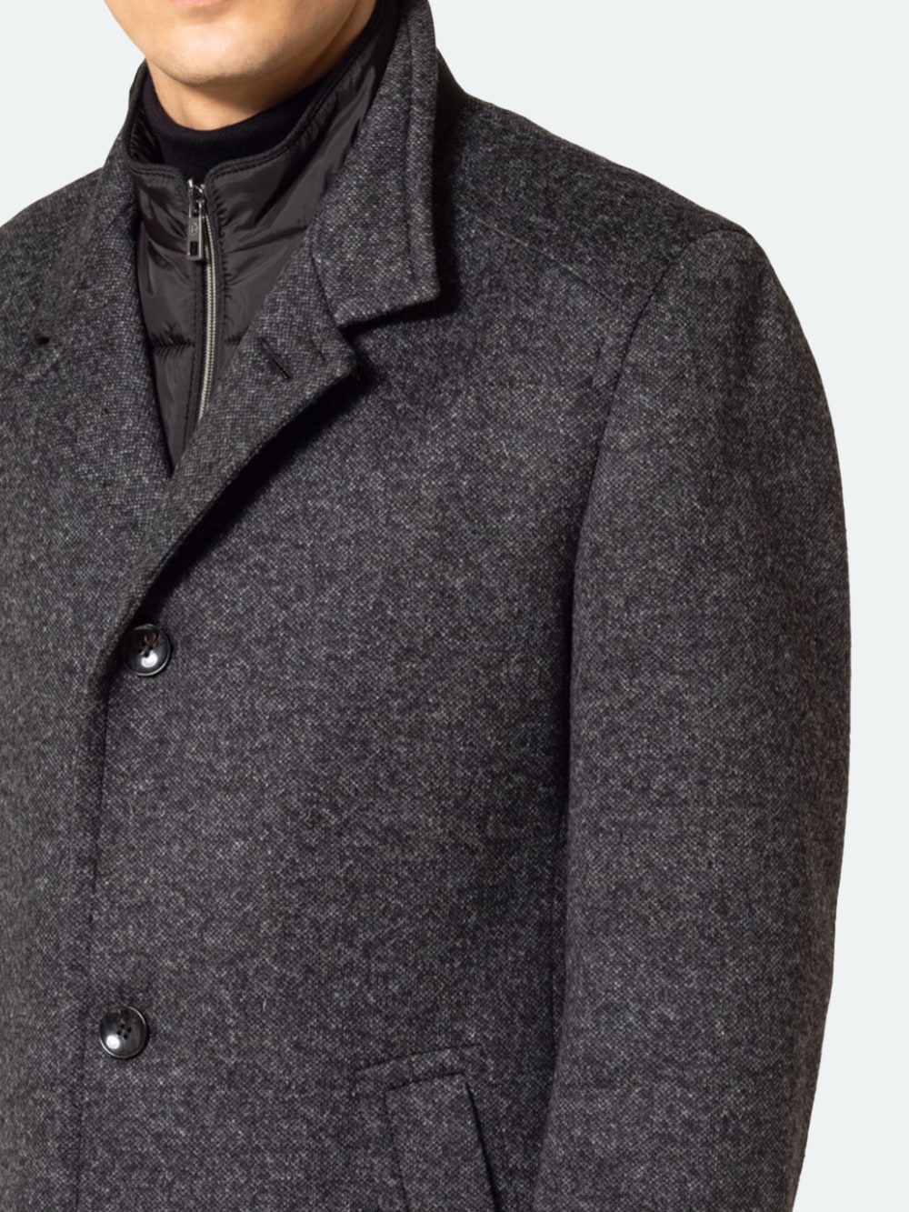 Bugatti flexcity buttoned outlet coat