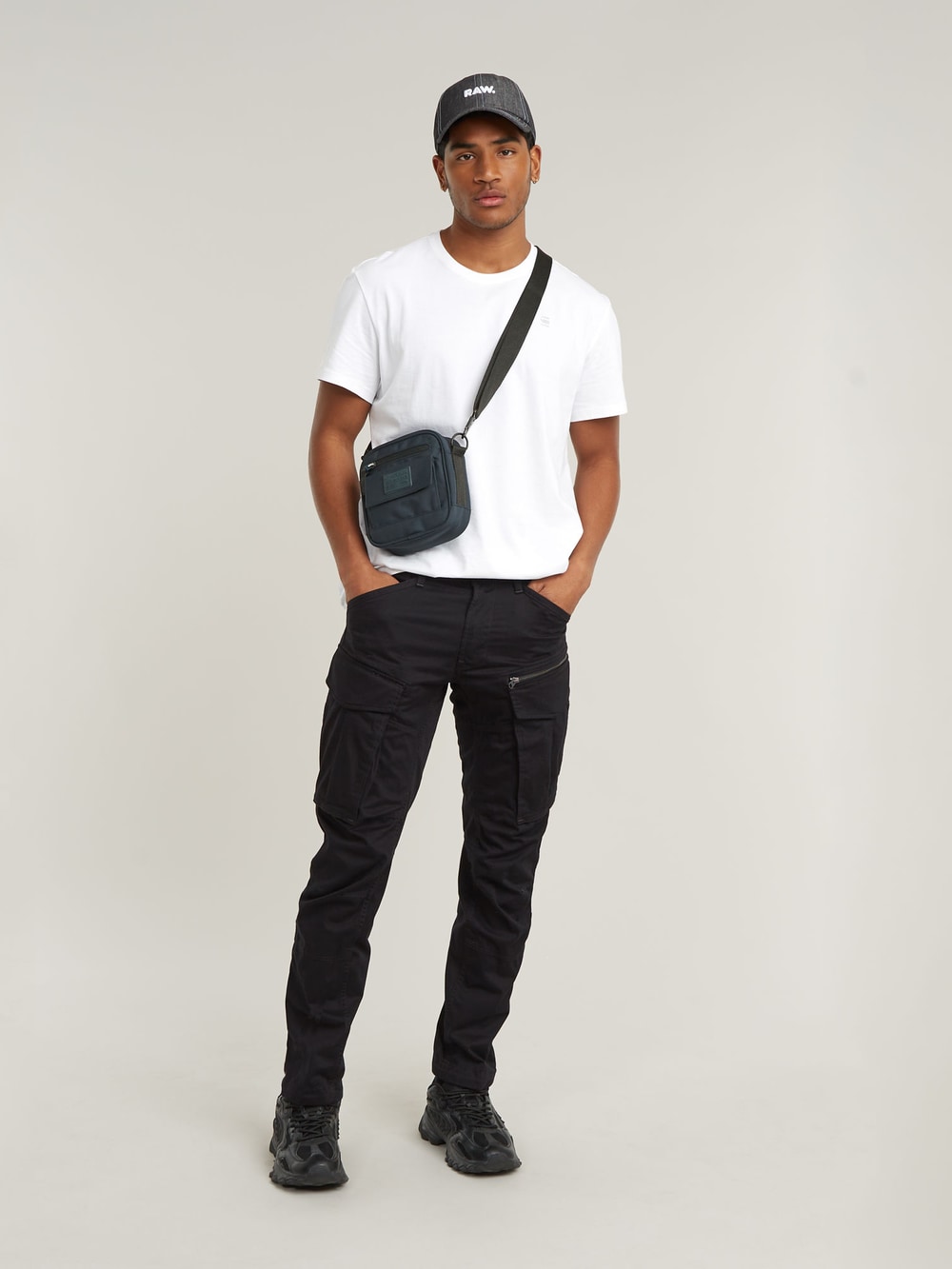 G-Star Raw - Rovic Zip 3D Regular Tapered Pants - Dark Black