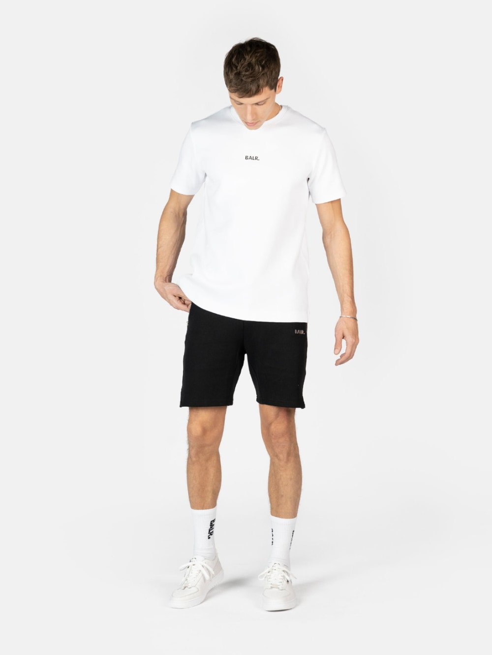 BALR. Q-SERIES Tシャツ S (White) メンズ レギュ... BALR Q Series T-Shirt | SportsDirect.com USA