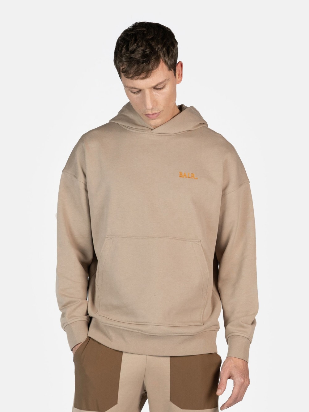 BALR. - Game of the Gods Box Fit Hoodie - Warm Taupe