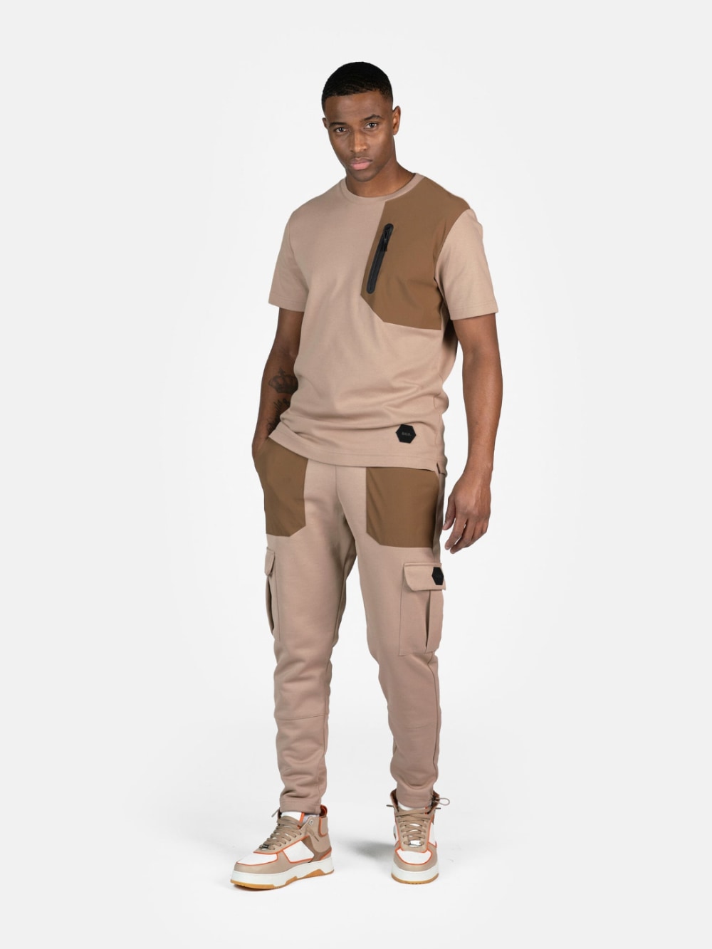 BALR. - Q+ Regular Fit Cargo Pants - Warm Taupe