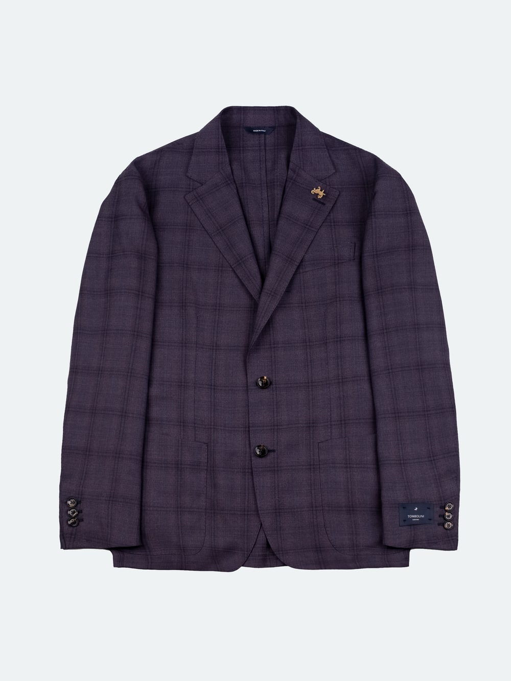 Tombolini - Zero Gravity Batavia Plaid Blazer - Burgundy