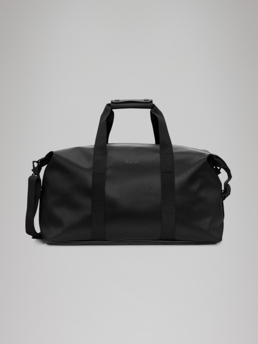 Rains - Hilo Weekend Bag - Black Grain