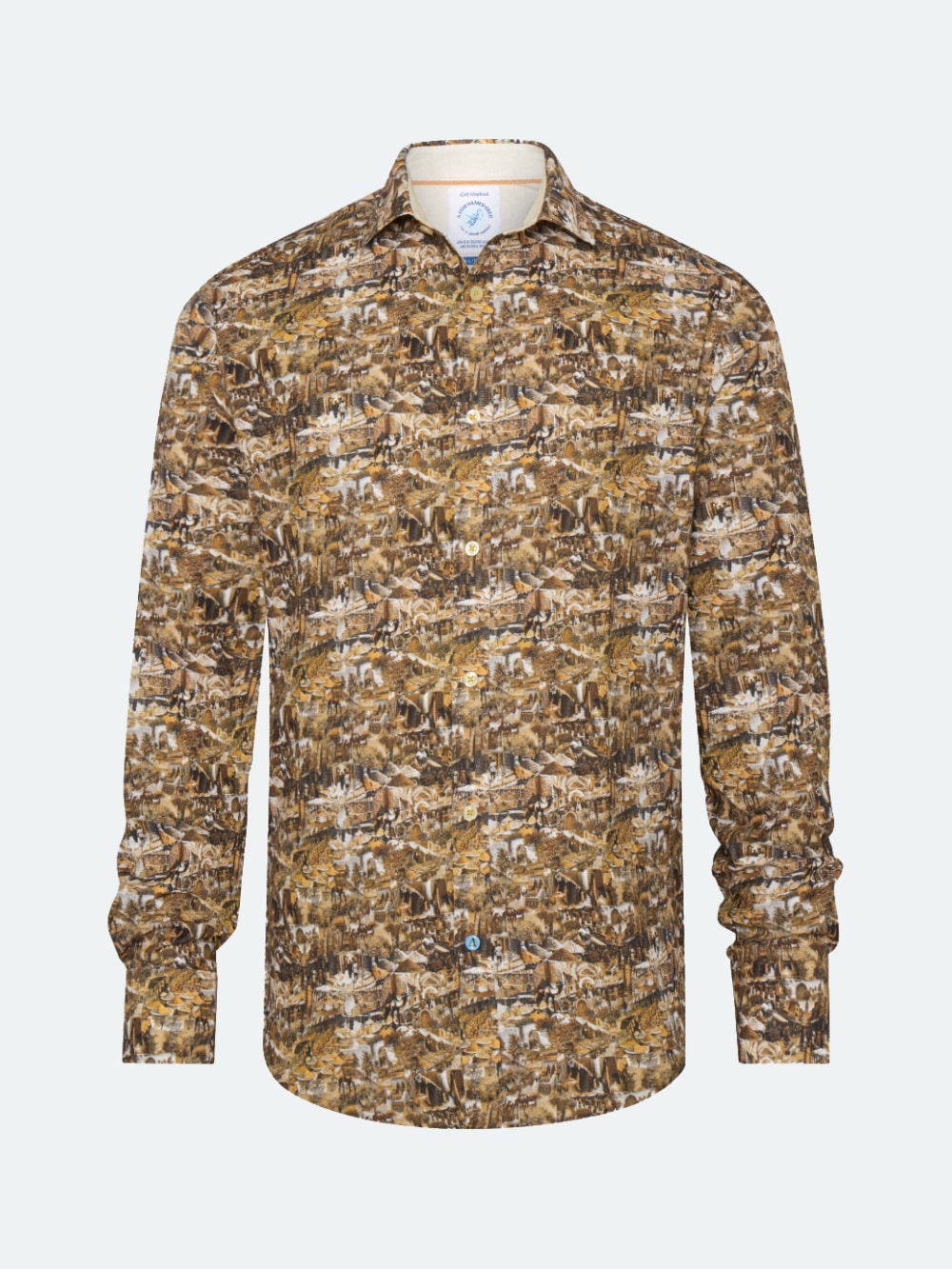 A Fish Named Fred - Spice Market Shirt in Gold Yellow