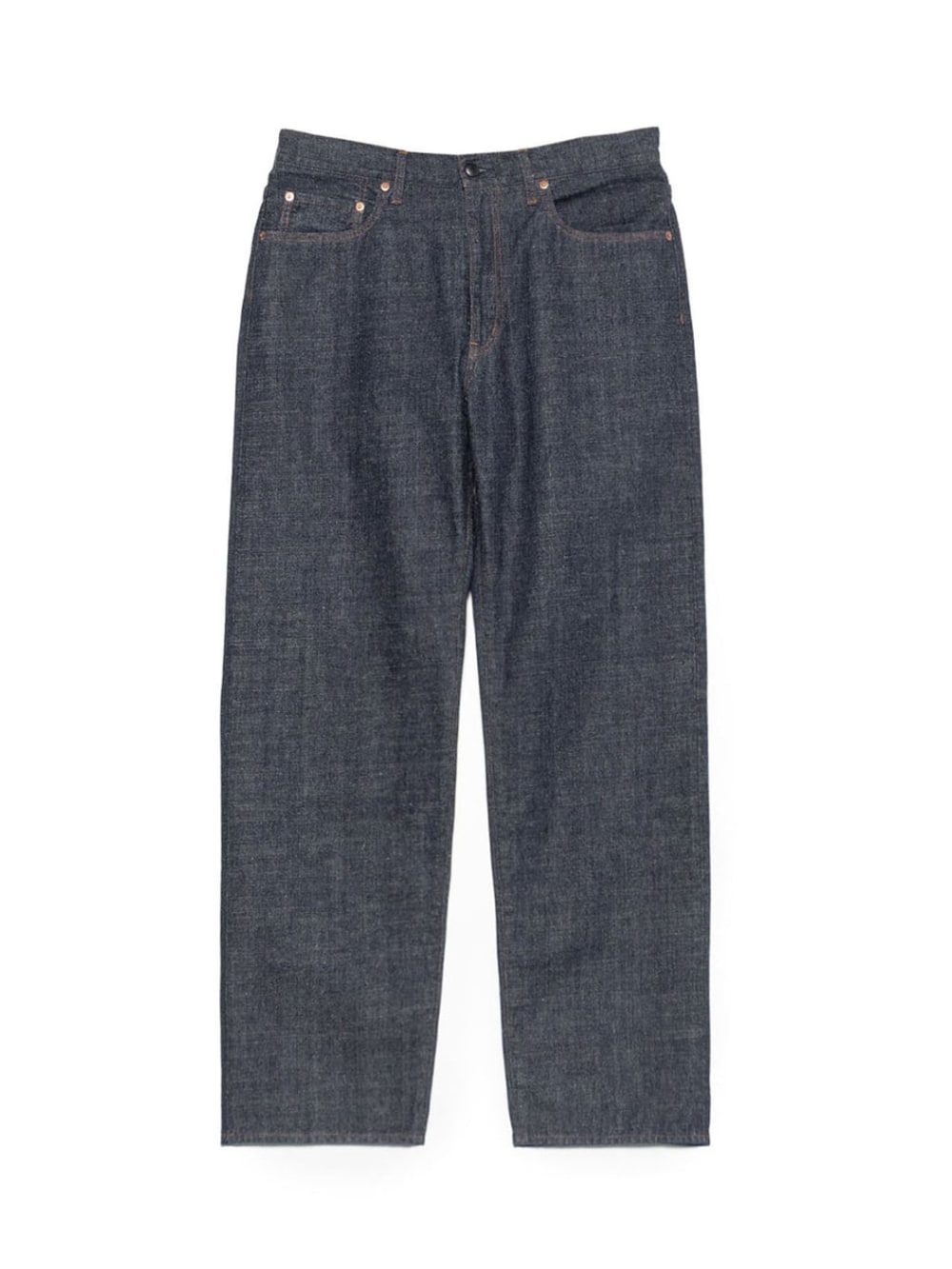 Selvage Denim Straight Pants - Indigo