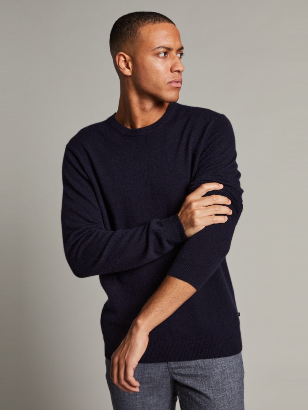 Matinique - Mordy Cashmere Knit - Dark Navy