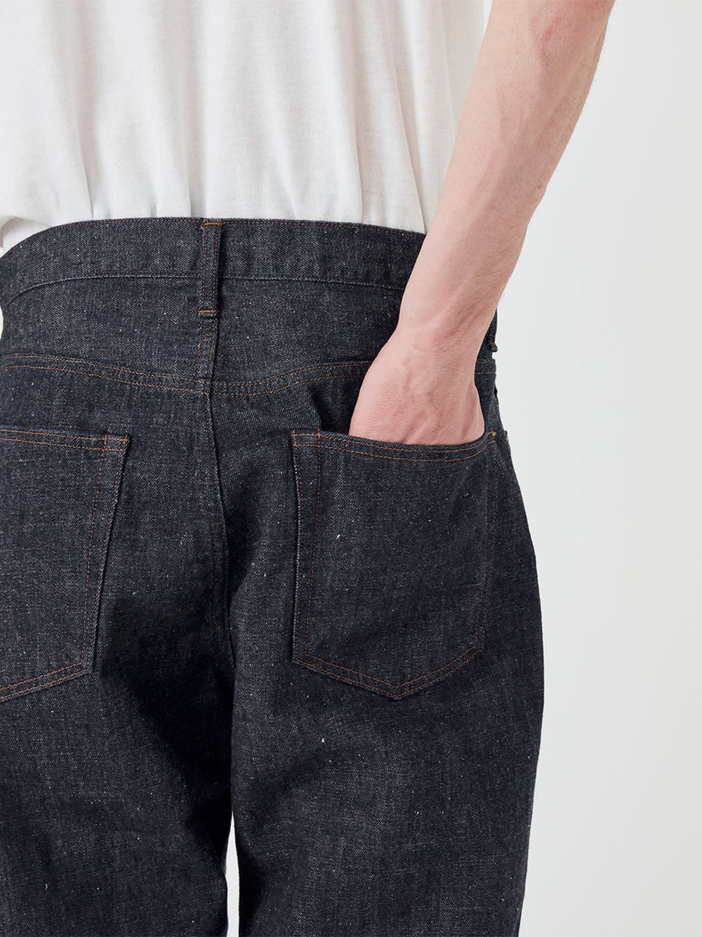 Selvage Denim Straight Pants - Indigo