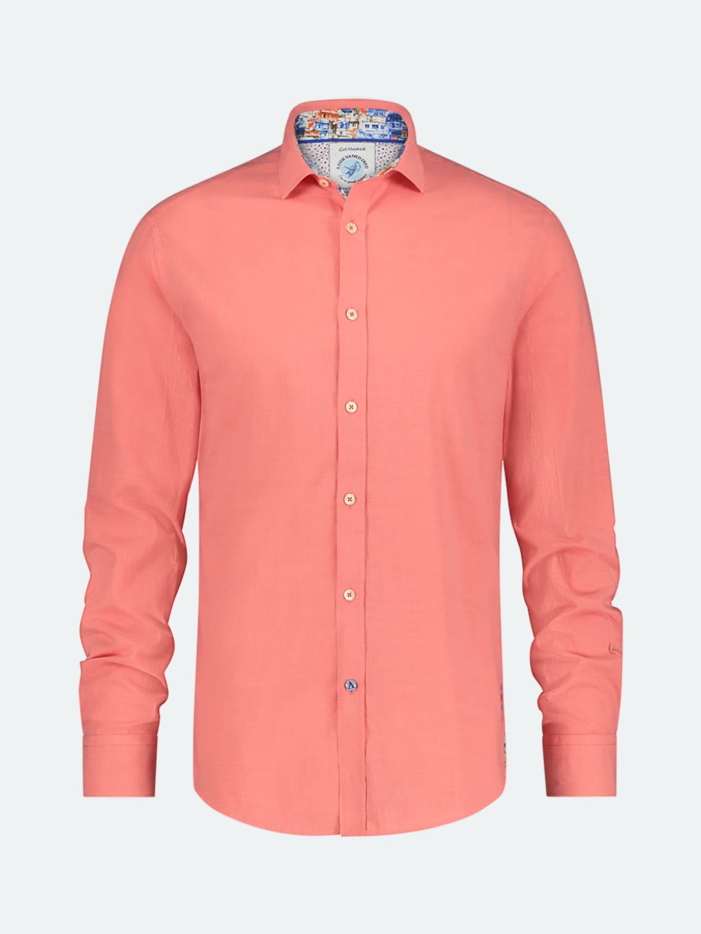 A Fish Named Fred - Summer Shirt in Coral