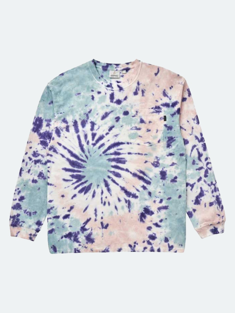 Gramicci - Long Sleeve Pocket Tee - Blue Tie Dye