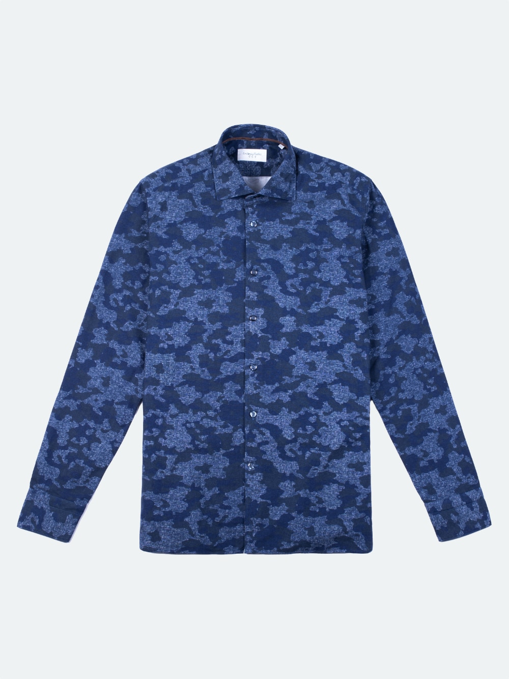Camouflage Button-Front Shirts for Men