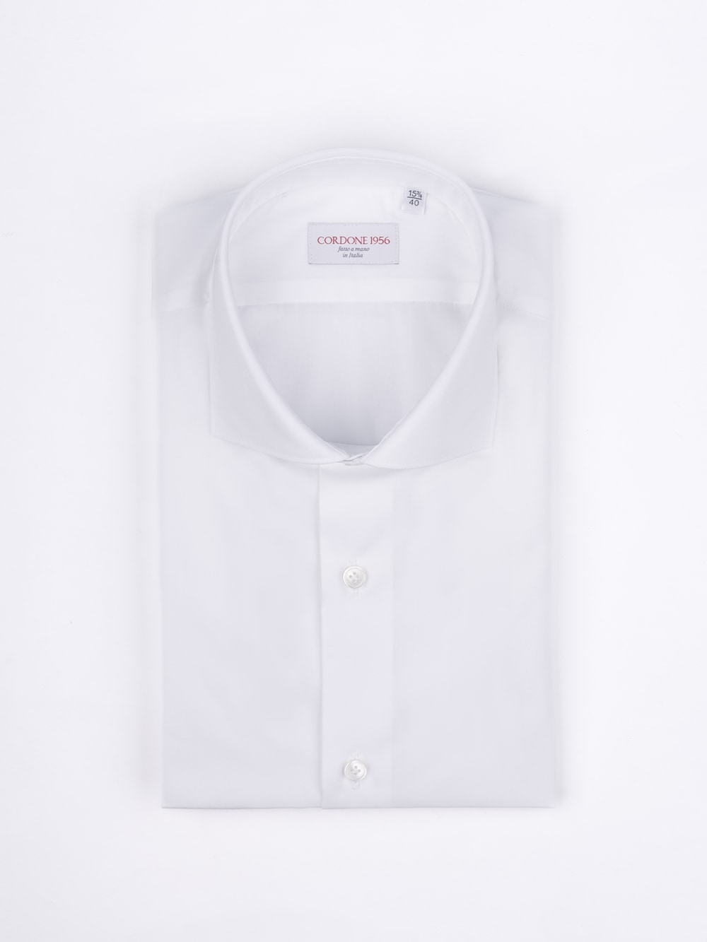 Cordone 1956 - Classic Slim Fit Shirt in White