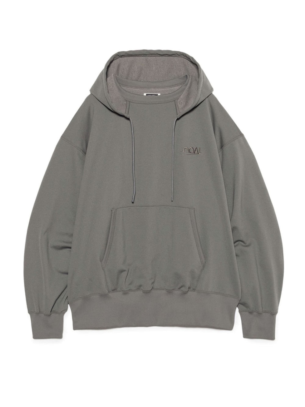 OOAL Polyester Pile Hoodie - Charcoal