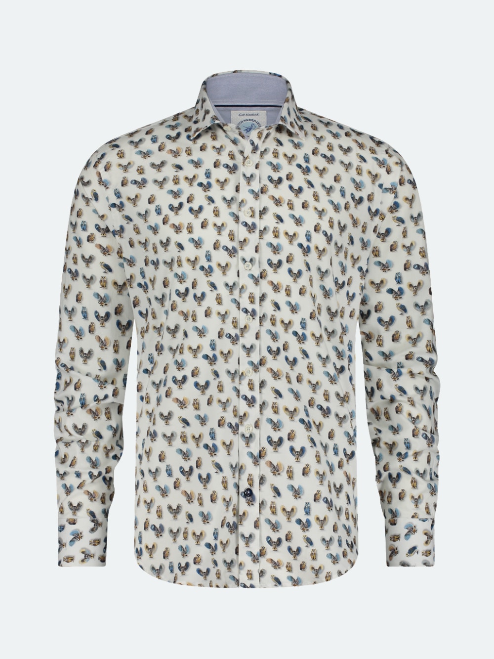 A Fish Named Fred - Owls Shirt in Off-White
