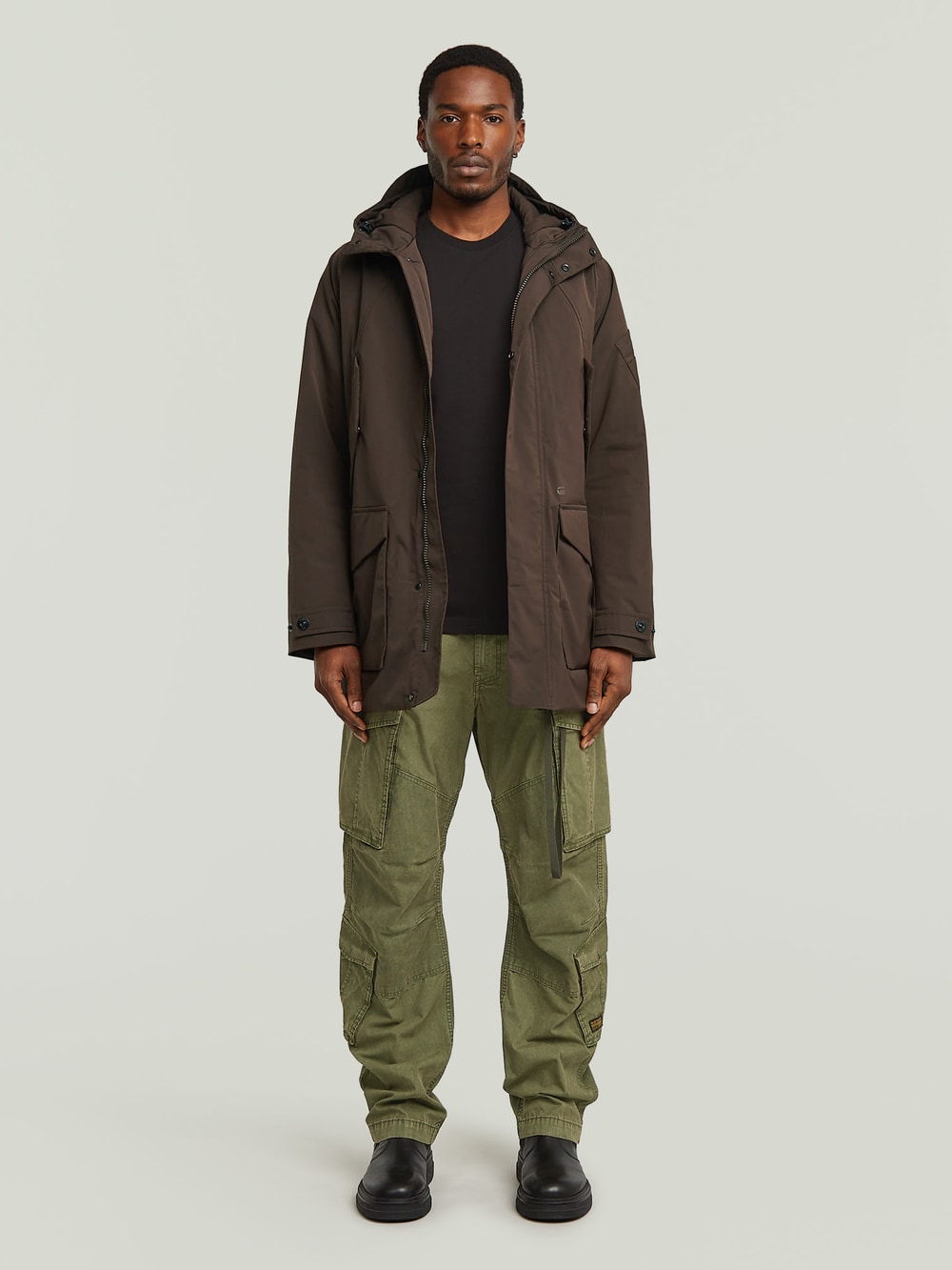 G-Star Raw - Rovic Zip 3D Loose Pants - Overdye Shadow Olive