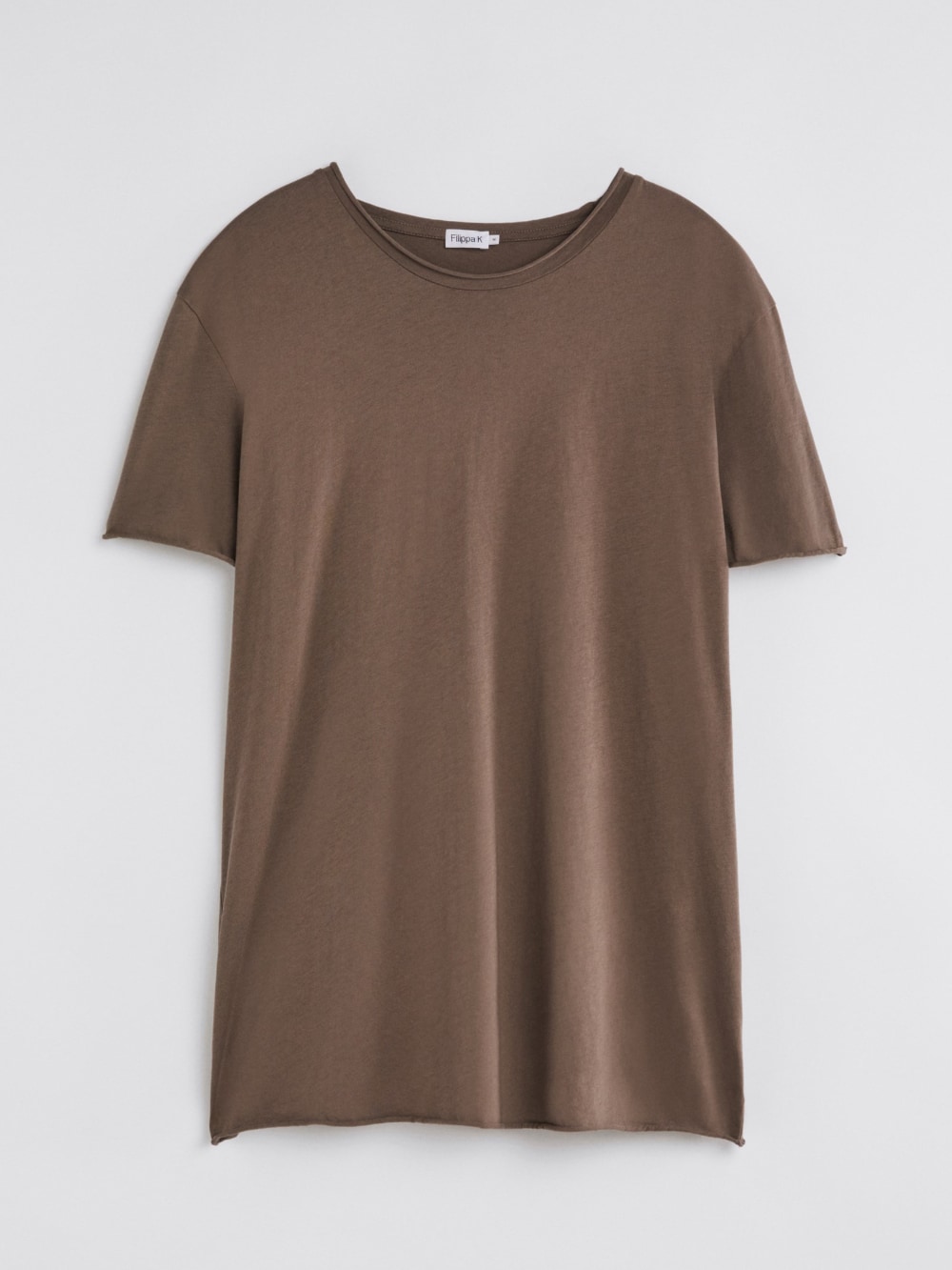 Filippa K - Roll Neck Tee - Dark Taupe