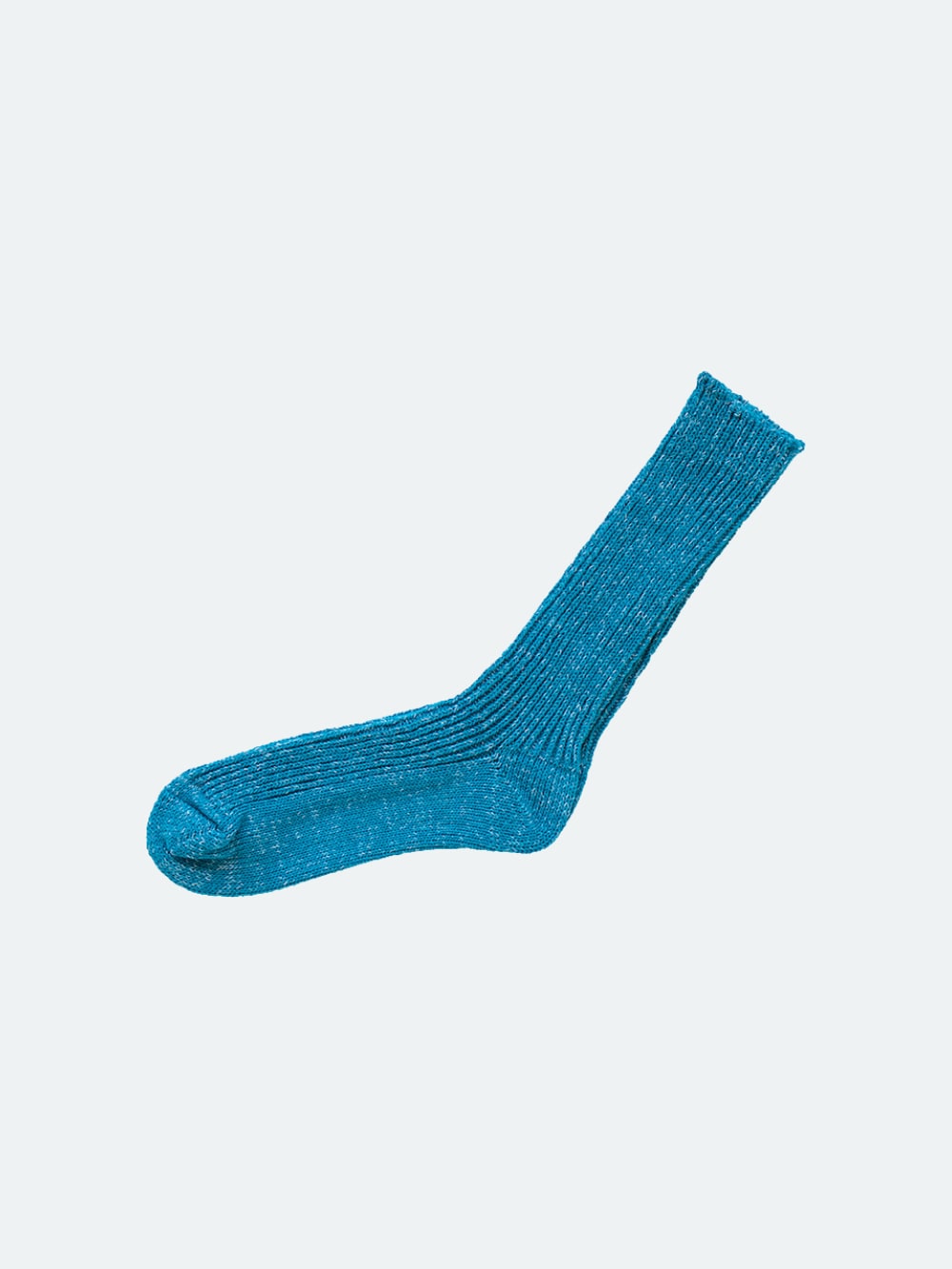 Nishiguchi Kutsushita - Hemp Cotton Ribbed Socks - Blue Seagulls