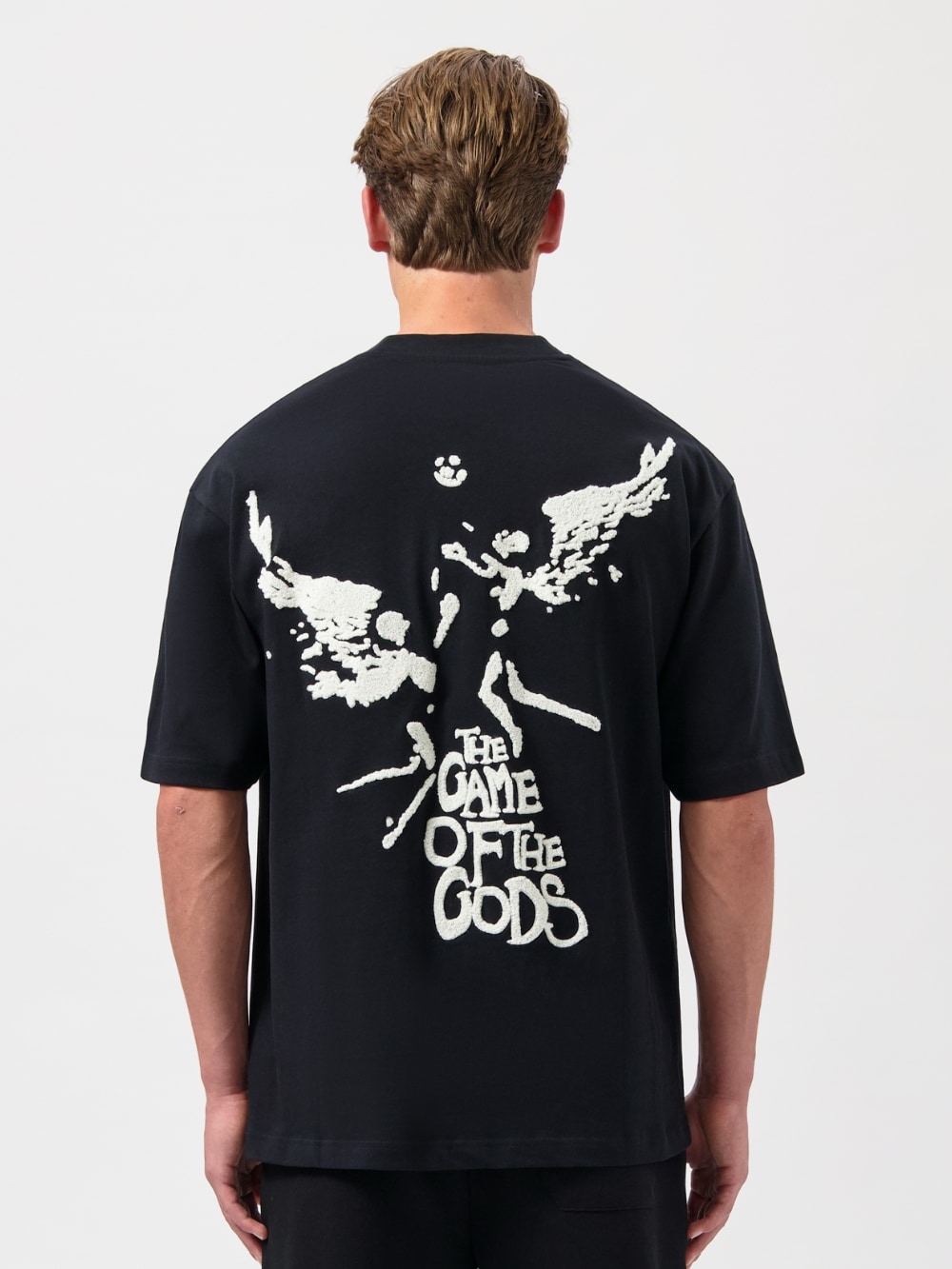 BALR. GOTL BOX Tシャツ (Jet Black) Mサイズ BALR.: Game of the Gods Box Fit T Shirt - Jet Black