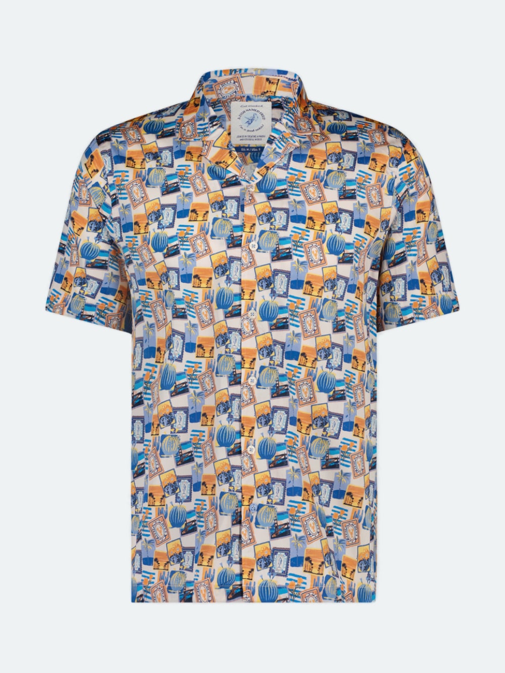 A Fish Named Fred - California Postcards Short Sleeve Shirt