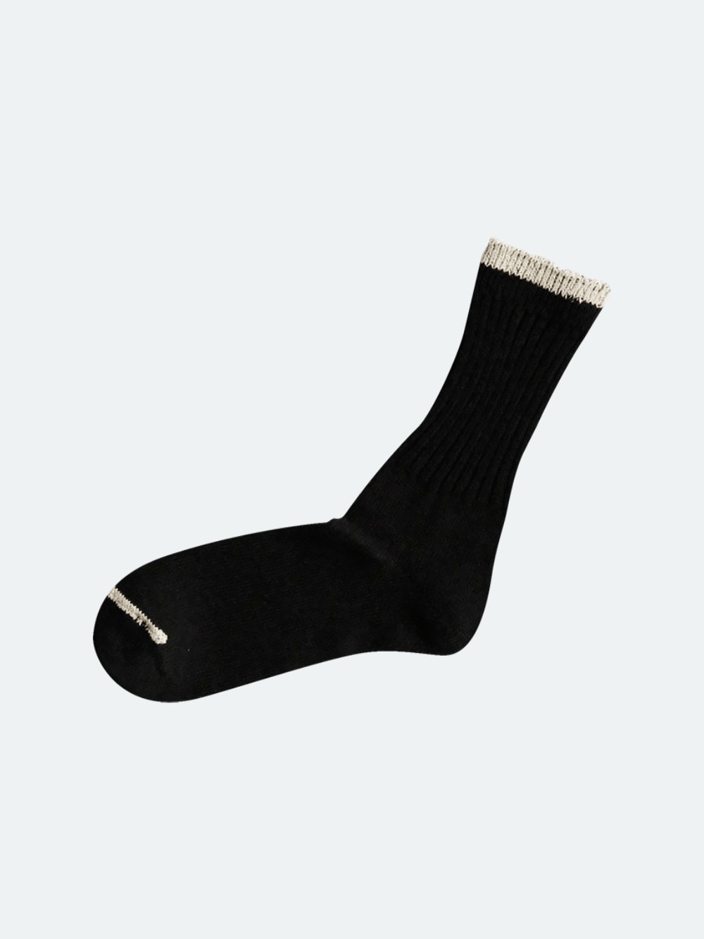 Nishiguchi Kutsushita - Silk Cotton Socks - Black