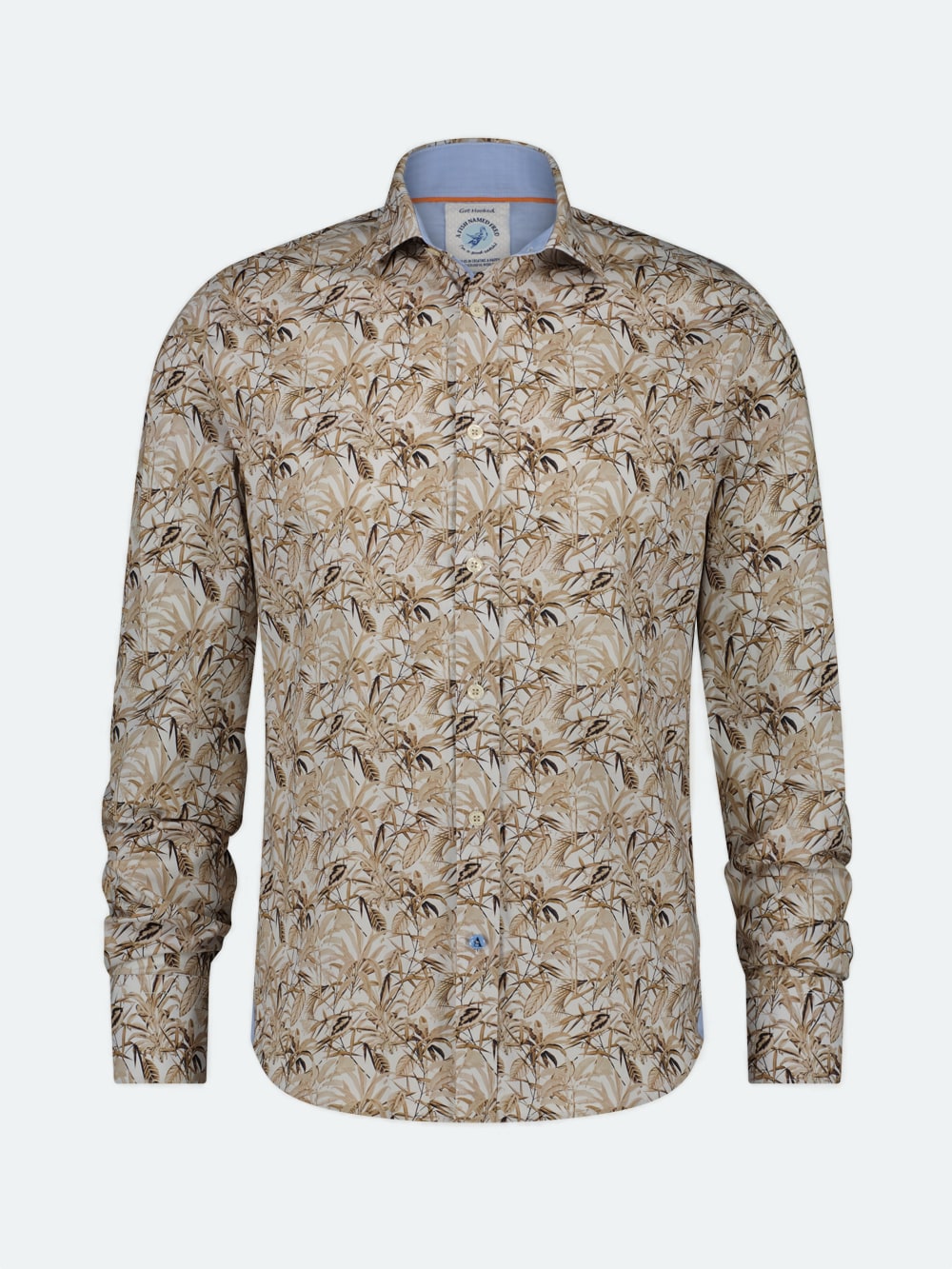 A Fish Named Fred - Leaf Shirt in Sand