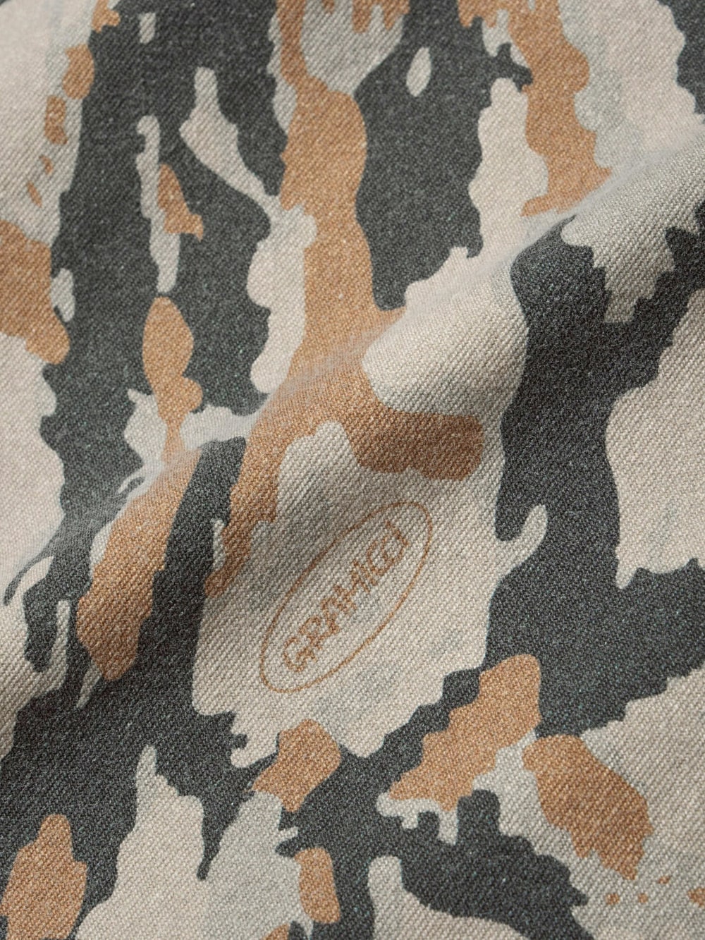 Denim Straight Fit Gramicci Pants - Bark Camo