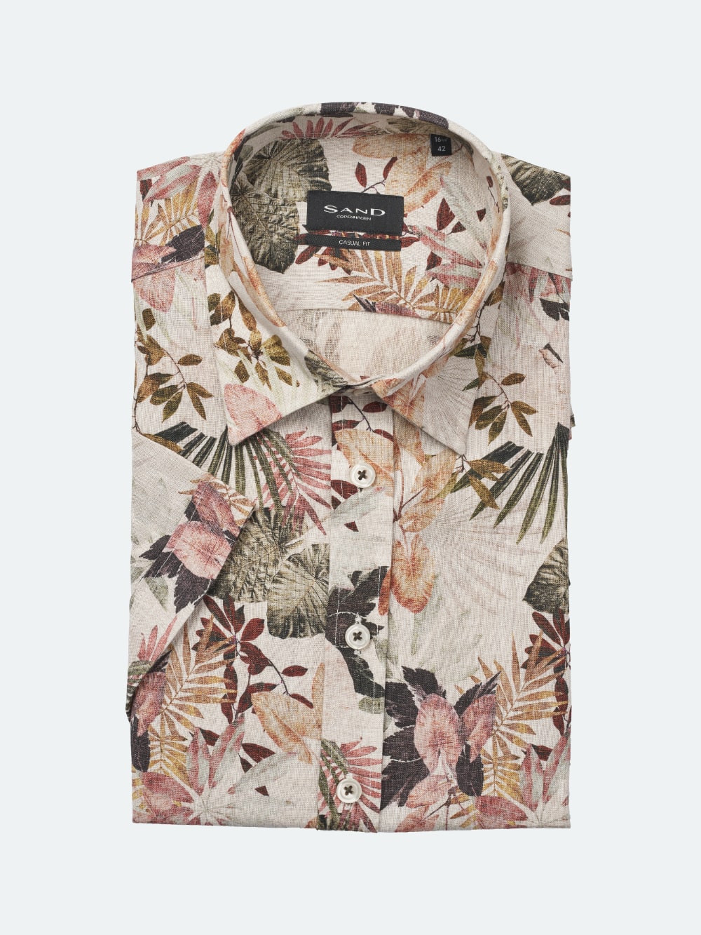 Sand Copenhagen - State Soft Short Sleeve Shirt - Natural Creme